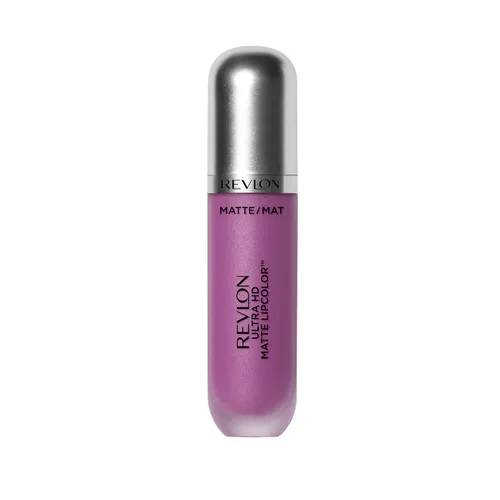 Miniatura 10 de Revlon Ultra HD Matte Lipcolor, lápiz labial líquido mate ligero aterciopelado en rosa, Devotion (600), 0.2 onzas