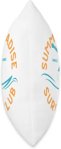 Miniatura 2 de High Tide Threads Summer Paradise Club - Almohada de surf, 16 x 16 pulgadas, multicolor