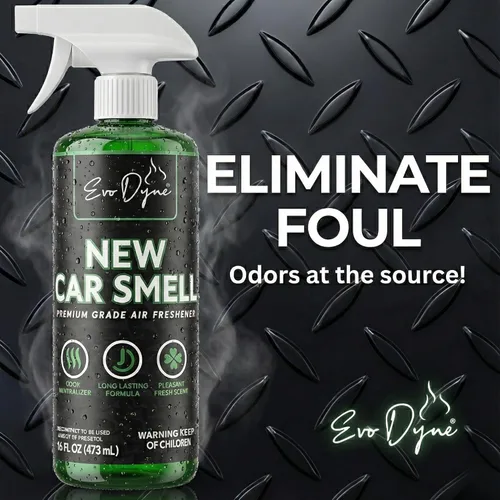 Miniatura 3 de Aerosol de olor para coche (16 onzas) – Ambientador de larga duración para automóviles, elimina olores, aroma fresco de coche nuevo como acabado
