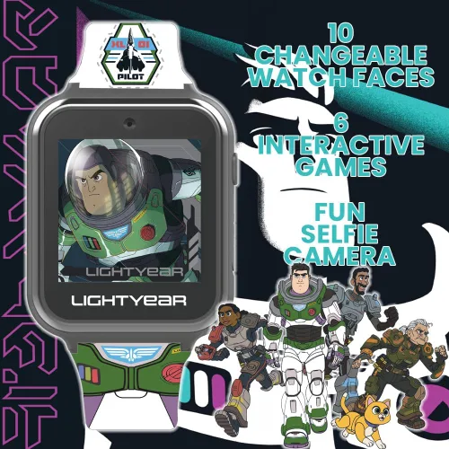 Miniatura 4 de Accutime Buzz Lightyear LTY4036AZ - Reloj de cuarzo, color blanco