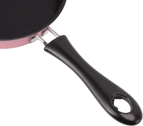 Miniatura 9 de YOUTHINK Sartén antiadherente, mini sartén de acero inoxidable para evitar el palo, olla de inducción redonda para desayuno, sartén pequeña