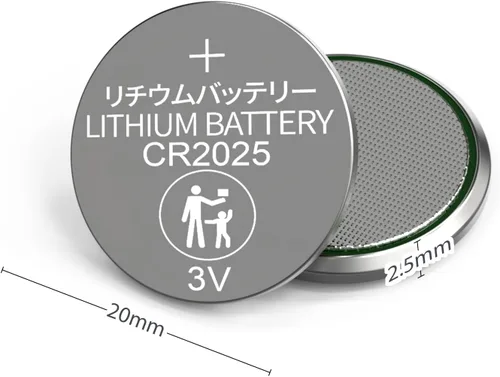 Miniatura 3 de Batería CR2025 para llave de coche: baterías de litio de 3 V, paquete de 10 - Celda de moneda 2025 para reloj Dispositivo de seguimiento remoto