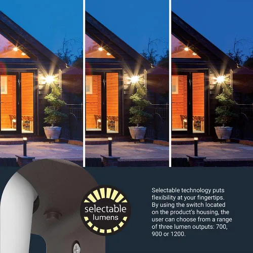 Miniatura 6 de HALO FE - Lámpara LED de bronce para exteriores con 1 luz y atardecer