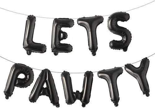 Miniatura 7 de Globos de papel de aluminio de 16 pulgadas para perros y mascotas, 9 unidades, globos de feliz cumpleaños para mascotas, juego de suministros de Azul