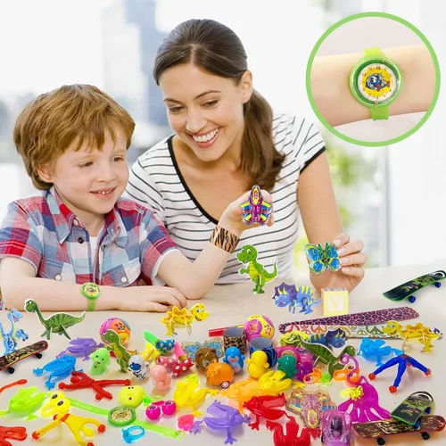 Miniatura 7 de XIPEGPA Surtido de 62 piezas de juguetes de fiesta para recompensas de aula, juguetes a granel, juguetes de fiesta de cumpleaños, bolsas de regalo