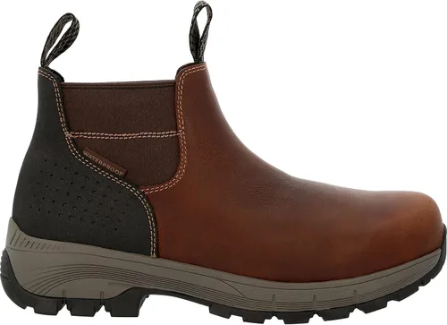 Miniatura 7 de Georgia Boot mens Georgia Boot Eagle Trail Waterproof Alloy Toe Chelsea Work Boot
