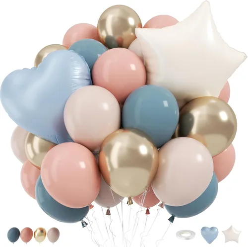 Miniatura 18 de Globos de fútbol, globo de látex marrón salvia de 12 pulgadas con globos de papel de aluminio impresos de fútbol, decoraciones de fiesta de fútbol