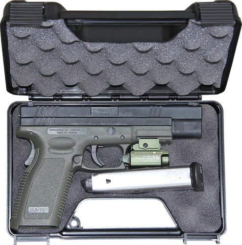 Miniatura 5 de MTM 803R - Estuche para pistola individual de hasta 3 pulgadas, fabricado en Estados Unidos, negro