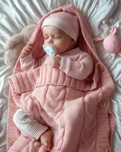 JIZHI Muñecas realistas de bebé recién nacidas de 18 pulgadas, muñecas de bebé recién nacidas hechas a mano con ropa para niños a partir de 3 años