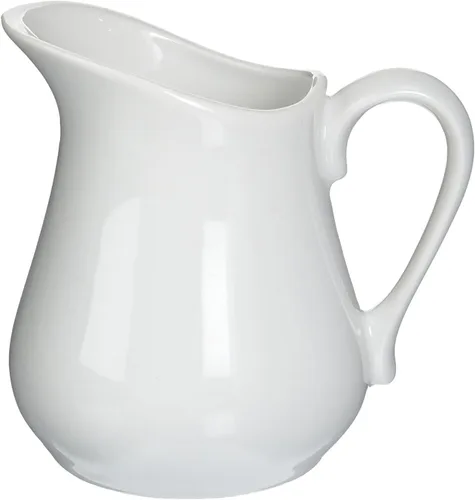 Bia Cordon Bleu Inc Bia Cordon Bleu Inc 900147 - Jarra de porcelana blanca de 8 onzas, color blanco