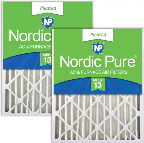 Miniatura 37 de Nordic Pure 12 x 24 x 4 (tamaño real: 11 1/2 x 23 3/8 x 3 5/8) de carbono puro plisado para reducción de olores Merv 8, filtro para horno, 1 paquete