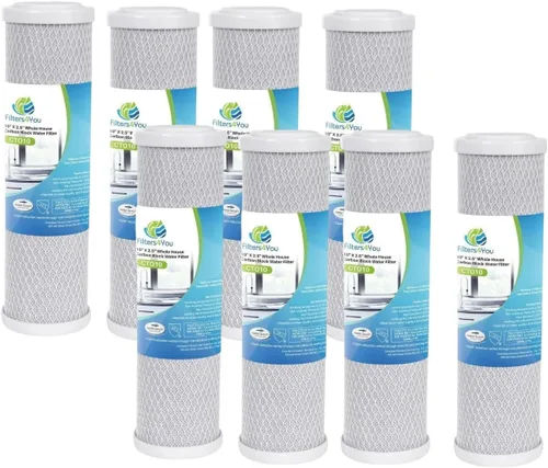 Miniatura 10 de CFS UltraClean - Cartucho de filtro de agua de bloque de carbono de 10 x 2.5 pulgadas, compatible con Flow-Pur 8 y WCBCS-975-RV, reduce el cloro