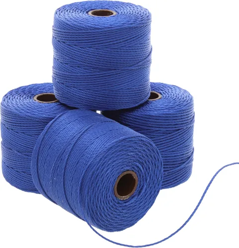 Miniatura 81 de The Beadsmith S-Lon Cordón para Cuentas – Cordón de Nylon Torcido de 0.5 mm para Ensartar, Paquete de 4, Mezcla de Neutrales Fríos, TEX210, 77
