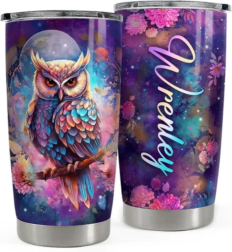 Miniatura 20 de SANDJEST Taza personalizada para mejor amiga Definición de mejor amiga Tazas de 20oz 30oz con tapa, regalo para mujeres, niñas, mejores amigas