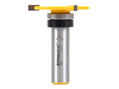 Miniatura 6 de YONICO Broca de fresadora de ranura para rodamientos superiores (1/4" de altura - profundidad de 1/4" - vástago de 1/2")