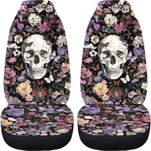 Miniatura 40 de 2 fundas de asiento para automóviles con estampado de bandera americana del 4 de julio, color negro, accesorios para el interior del vehículo