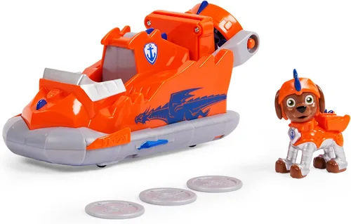 Miniatura 8 de Spin Master 6063585 Paw Patrol Rescue Knights Marshall - Coche de juguete transformable con figura de acción coleccionable