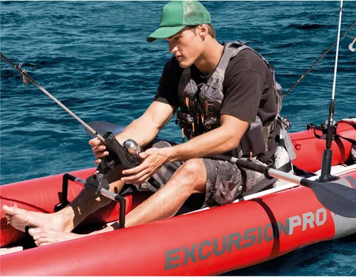 Miniatura 6 de INTEX 68309EP Excursion Pro K2 Juego de kayak inflable: incluye paletas de kayak de lujo de 86 pulgadas y bomba de alto rendimiento - PVC superTough