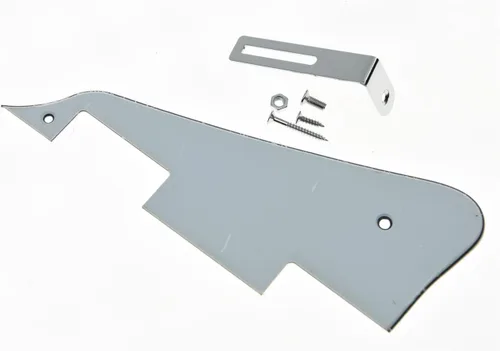 Miniatura 36 de KAISH Golpeador de guitarra LP blanco envejecido de 3 capas con soporte cromado para Epiphone Les Paul