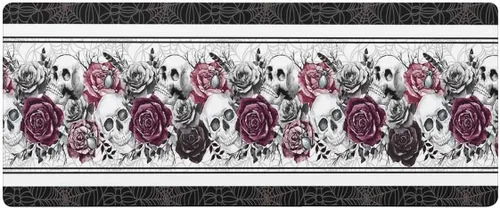 Miniatura 7 de Tapete de baño con diseño de calavera de Halloween, antideslizante, de secado rápido y absorbente, tierra de diatomeas, fregadero, dormitorio