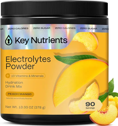 Miniatura 11 de KEY NUTRIENTS Tabletas de electrolitos, 200 cápsulas, sal para deshidratación, electrolitos en ayunas, píldoras de sal con electrolitos, sin azúcar