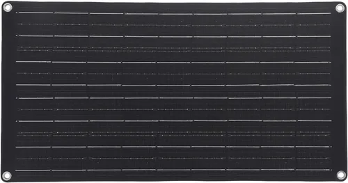 WALFRONT Cargador de coche de panel solar, cargador de batería portátil eficiente de 25 W para emergencias al aire libre, ligero para acampar y