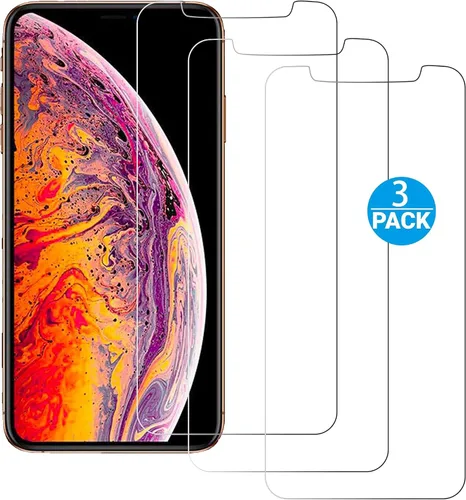 Miniatura 2 de Ailun Protector de pantalla para iPhone 11 Pro Max/iPhone Xs Max, paquete de 3 unidades de 6.5 pulgadas 2019/2018 de vidrio templado compatible