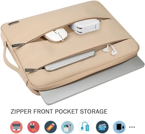 Miniatura 2 de Voova Funda de transporte para laptop de 13 pulgadas de 13.6 pulgadas, compatible con MacBook Air 13 M1/M2/M3/M4, MacBook Pro 13/14, iPad Pro 13