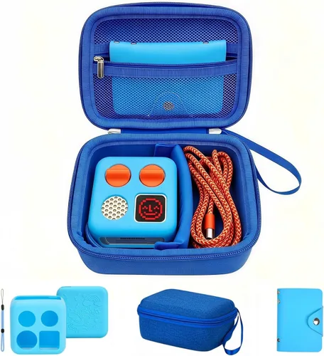 MGZNMTY Estuche de almacenamiento de viaje y funda de silicona gruesa compatible con Yoto Mini Player, reproductor de audio y música para niños y
