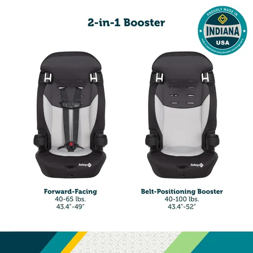 Miniatura 2 de Safety 1st - Silla elevadora Grand 2 en 1 para automóvil, de respaldo alto a posicionador de cinturón, silla de respaldo alto para niños, de 40 a 65