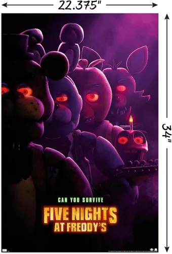 Miniatura 3 de Trends International Cinco Noches en Freddy - Película - Lámina de Cartel Teaser de Pared