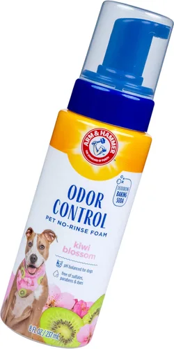 Miniatura 4 de Arm & Hammer for Pets - Espuma sin enjuague para perros, aroma a flor de kiwi, desodorante para perros de bicarbonato de sodio sin agua, pH