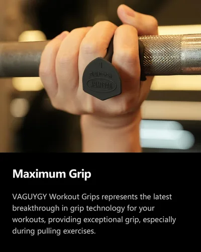 Miniatura 5 de Guantes de Entrenamiento, Guantes de Gimnasio de Látex Sin Dedos, Agarres de Dominada para Hombres y Mujeres, Agarres de Palma para Entrenamiento