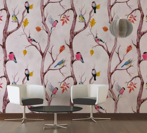 Miniatura 14 de CONCORD WALLCOVERINGS ™ Papel tapiz floral para dormitorio, hojas tropicales, crema negra, 146 pulgadas de ancho x 110 pulgadas de alto, 7 partes