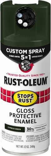 Miniatura 32 de Rust-Oleum 376855 - Pintura en aerosol antióxido personalizada 5 en 1, 12 onzas, color negro mate, (paquete de 1)