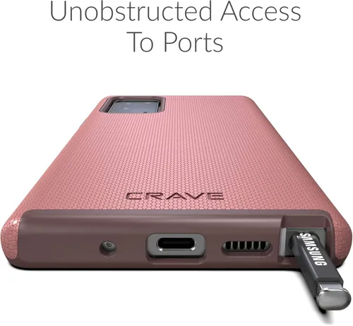 Miniatura 7 de Crave Galaxy Note 20 Caso, Funda De Doble Capa De Protección A Prueba De Golpes Para Samsung Galaxy Note 20 (6.7 Pulgadas) - Berry