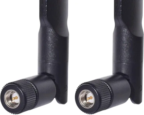 Miniatura 7 de Bingfu Antena de doble banda WiFi 2.4GHz 5GHz 5.8GHz 8dBi SMA macho (paquete de 2) para cámara IP de seguridad inalámbrica Vedio Grabadora