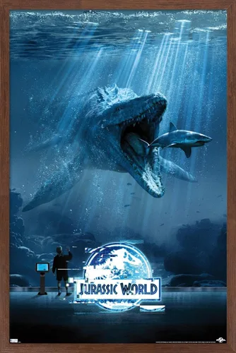 Miniatura 5 de Trends International Jurassic World - Póster de pared de agua, 14.725 x 22.375 pulgadas, versión premium sin marco