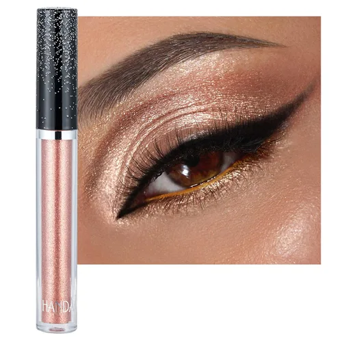 Miniatura 7 de Sombras de ojos con purpurina, sombras de ojos líquidas, metales de larga duración, plata brillante, dorado, sombras de ojos coloridas de alto 11#