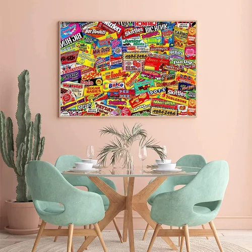 Miniatura 3 de YINSHENG Rompecabezas para adultos de 1000 piezas - Crazy Candy - Rompecabezas de 1000 piezas para adultos y niños, juego educativo, regalo