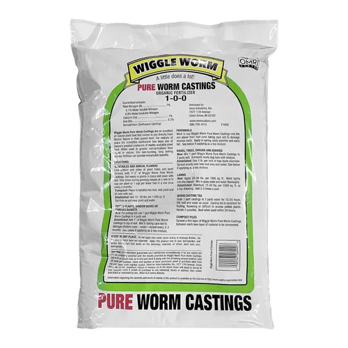 Miniatura 2 de Wiggle Worm Fertilizante de Excrementos de Lombriz 100% Puro Orgánico Denso en Minerales, 30 libras - Mejora la Fertilidad del Suelo y la Aireación