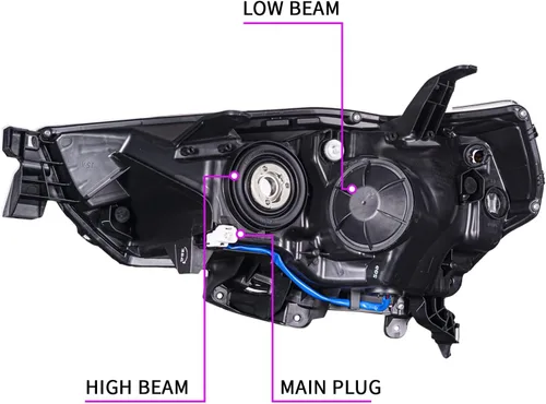 Miniatura 3 de Archaic - Para ensamble de faros para Toyota 4Runner 2014-2020, estilo de fábrica original, lado del conductor, TO2518150 8117035570, 8117035571