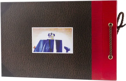 Miniatura 5 de Álbum de Fotos para Scrapbook, Nuestro Libro de Aventuras, Palabras en Relieve Tapa Dura Película Up Álbum de Recortes de Viaje para Aniversario