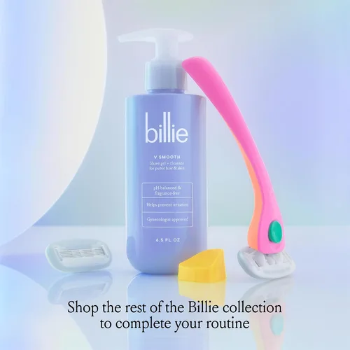 Miniatura 9 de Billie - V Smooth - Gel de afeitado + limpiador para cabello y piel púbica - pH equilibrado - sin fragancia - Aprobado por ginecólogos - 6.5 onzas
