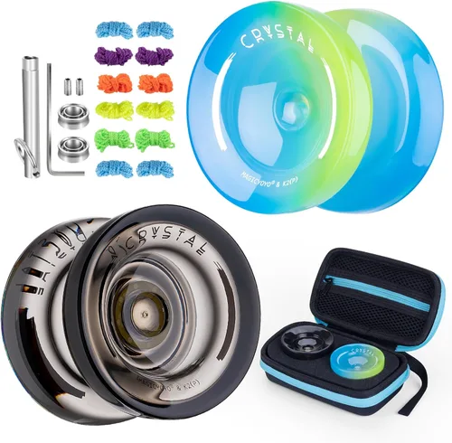 Yoyo profesional sensible para niños principiantes, Yo-Yo de doble propósito para adultos avanzados + Rodamiento extra no sensible de yoyo + 12