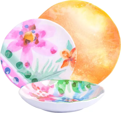 Miniatura 2 de Spice by Tia Mowry Cinnamon Twist - Bandejas decoradas de melamina de 2 piezas