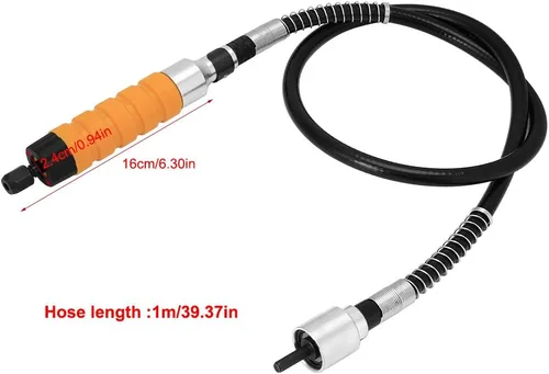 Miniatura 5 de Kits de cuchillos eléctricos para tallar carpintería, cincel para tallar carpintería, 5 cuchillas y tubo suave, herramienta de tallado de madera