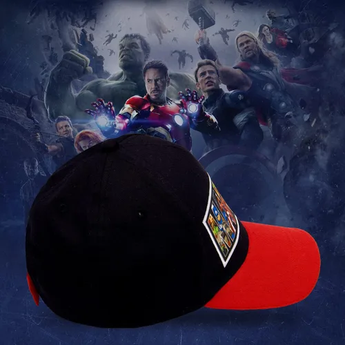 Miniatura 10 de Marvel Gorra de béisbol de Capitán América, Ironman, Avengers y Hulk para niños – Sombrero de los Vengadores para jóvenes de 5 a 14 años