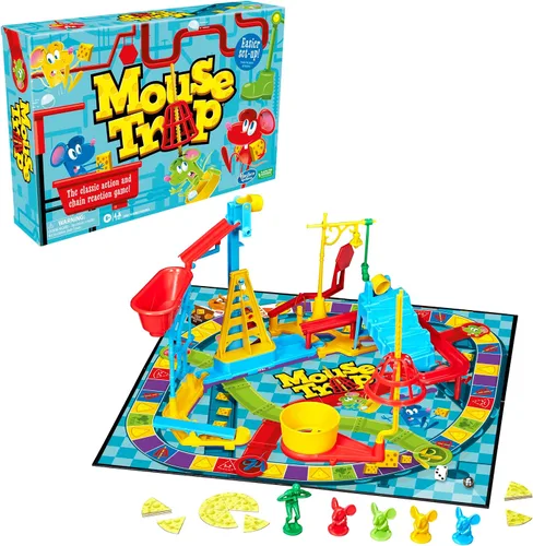 Hasbro Gaming Juego de Trampa de Ratón para Niños de 6 años en adelante, Juego Clásico para Niños