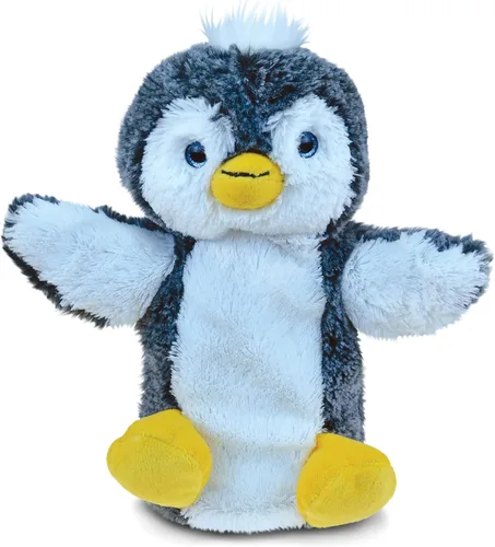 DolliBu - Marioneta de peluche de pingüino para niños, juguete de marionetas de mano suave para juegos de espectáculos de marionetas, teatros de